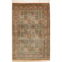 Tappeto Ghom Seta Persia Floreale Beige Arancio 78x120 Cm