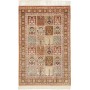 Tappeto Ghom Seta Persia Astratto Terra Cotta Beige 80x120 C