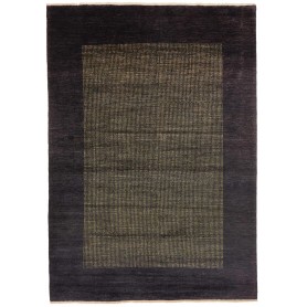 Tappeto Shayan Pakistan Geometrico Antracite Oro 207x292 Cm