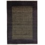Tappeto Shayan Pakistan Geometrico Antracite Oro 207x292 Cm