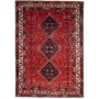 Tappeto Shiraz Persia Geometrico Rosso Blu Scuro 225x318 Cm