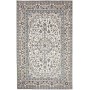 Tappeto Kashan Persia Medaglione Crema Blu 195x308 Cm