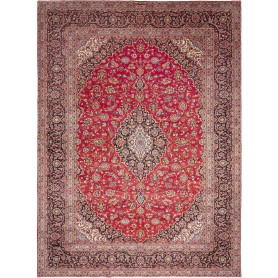 Tappeto Ardakan Persia Medaglione Rosso Blu 290x397 Cm