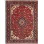 Tappeto Tabriz Persia Medaglione Rosso Blu 248x334 Cm