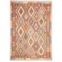 Tappeto Kilim Afghanistan Astratto Multicolore Terracotta 21