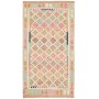 Tappeto Kilim Afghanistan Geometrico Beige Pastello 105x196