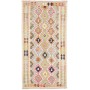 Tappeto Kilim Afghanistan Geometrico Multicolore Pastello 10