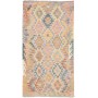 Tappeto Kilim Afghanistan Geometrico Multicolore Pastello 10