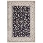 Tappeto Nain 6la Persia Medaglione Nero Crema 205x307 Cm