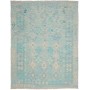 Tappeto Kilim Afghanistan Geometrico Celeste Turchese 156x20
