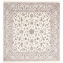 Tappeto Nain 6la Persia Medaglione Crema Blu 200x210 Cm
