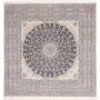 Tappeto Nain 6la Persia Medaglione Crema Blu 204x206 Cm