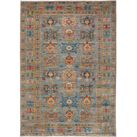Tappeto Kazak Fine Pakistan 168x240 Blu Muted G