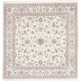 Tappeto Nain 6la Persia Medaglione Crema Blu 204x205 Cm
