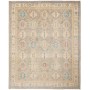 Tappeto Kazak Afghanistan Astratto Grigio-verde Blu 245x304