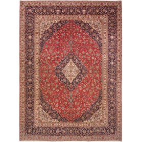 Tappeto Ardakan Persia Medaglione Rosso Blu 300x410 Cm
