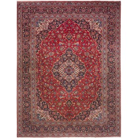 Tappeto Ardakan Persia Medaglione Rosso Blu 310x408 Cm
