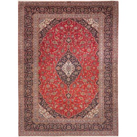 Tappeto Ardakan Persia Medaglione Rosso Blu Scuro 295x400 Cm