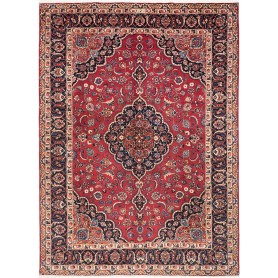 Tappeto Mashad Persia Medaglione Rosso Blu 240x332 Cm