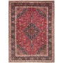 Tappeto Mashad Persia Medaglione Rosso Blu 240x332 Cm