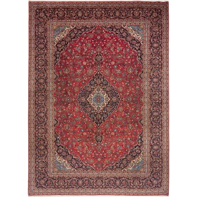 Tappeto Ardakan Persia Medaglione Rosso Blu 300x410 Cm