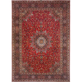 Tappeto Ardakan Persia Medaglione Rosso Blu 288x410 Cm