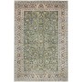 Tappeto Kashan Persia Floreale Verde Salvia Crema 255x384 Cm