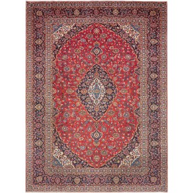Tappeto Ardakan Persia Medaglione Rosso Blu 293x398 Cm