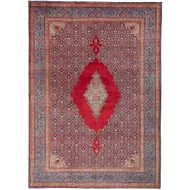Tappeto Moud Persia Medaglione Rosso Blu 225x320 Cm