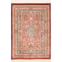 Tappeto Ghom Seta Persia Medaglione Rosso Crema 80x117 Cm