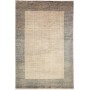 Tappeto Shayan Pakistan Geometrico Beige Grigio 154x211 Cm