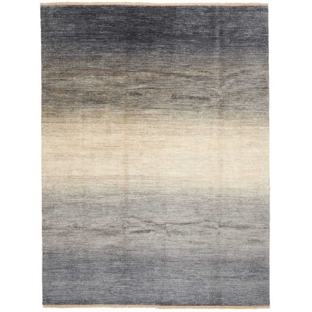 Tappeto Shayan Pakistan Astratto Grigio Beige 202x265 Cm