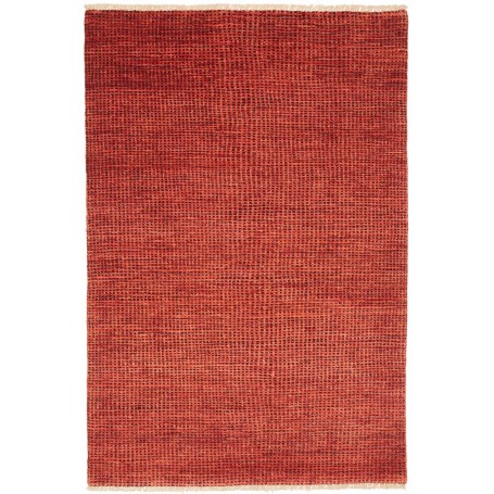 Tappeto Shayan Pakistan Astratto Rosso Mattone 121x180 Cm