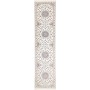 Tappeto Nain 6la Persia Floreale Crema Blu 85x400 Cm