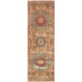 Tappeto Mamlouk Pakistan Geometrico Terracotta Arancio 79x24