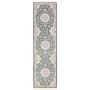 Tappeto Nain 9la Persia Floreale Verde Petrolio Avorio 80x30