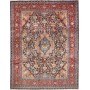 Tappeto Kashmar Persia Medaglione Blu Rosso 305x407 Cm