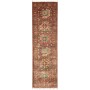 Tappeto Samarkand Pakistan Geometrico Marrone Ruggine Verde