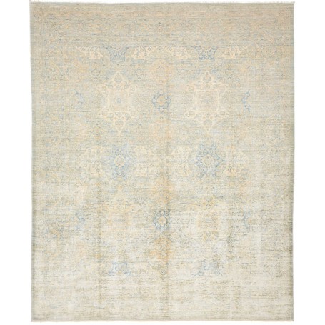 Tappeto Zigler Extra Fine Pakistan Medaglione Azzurro Beige