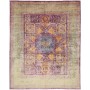 Tappeto Mamlouk Pakistan Medaglione Borgogna Ocra 245x298 cm