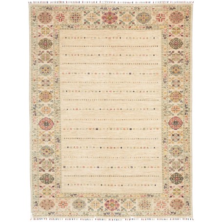Tappeto Rubin Pakistan Geometrico Crema Pastello 172x230 Cm