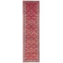 Tappeto Kashmar Persia Floreale Rosso Bordeaux 100x390 Cm