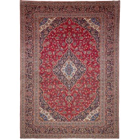Tappeto Ardakan Persia Medaglione Rosso Blu 297x410 Cm