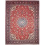 Tappeto Sarough Persia Astratto Rosso Blu 303x398 Cm