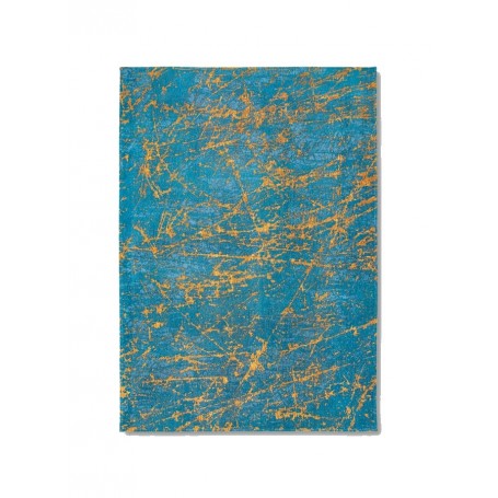tappeto moderno Louis De Poortere Stellar Lightning Turquoise 9218
