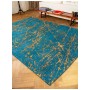 tappeto moderno Louis De Poortere Stellar Lightning Turquoise 9218