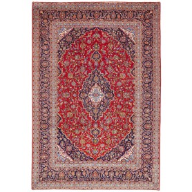 Tappeto Ardakan Persia Medaglione Rosso Blu 206x303 Cm