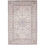Tappeto Kashan Persia Medaglione Avorio Blu 200x300 Cm
