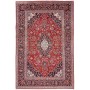 Tappeto Ardakan Persia Medaglione Rosso Blu Scuro 206x313 Cm