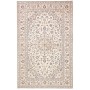 Tappeto Kashan Persia Medaglione Crema Blu 200x305 Cm